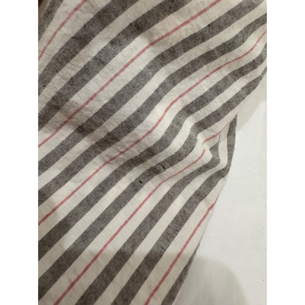 Isabel Marant Ajady Striped Button Down Shirt Women's 36 Organic Cotton Utility - Picture 5 of 16